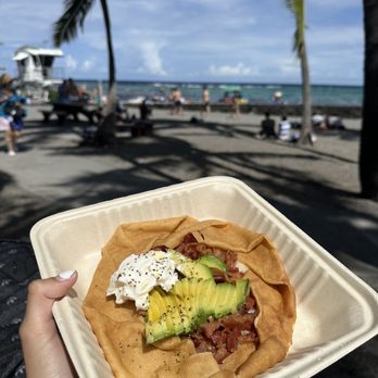 Peaberry & Galette - avocado and bacon with sour cream crepe - Creperies Near Me - Kailua Kona, Hawaii Peaberry & Galette - avocado and bacon with sour cream crepe - Creperies Near Me - Kailua Kona, Hawaii