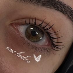 Eyelash lift and tint