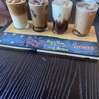 Medina River Coffee - Christmas coffee flight - Coffee & Tea Near Me - San Antonio, Texas Medina River Coffee - Christmas coffee flight - Coffee & Tea Near Me - San Antonio, Texas