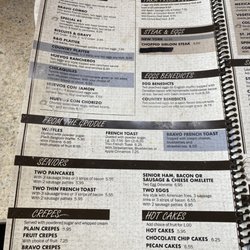 Bravo Cafe - Breakfast Menu
