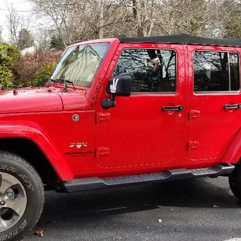 Jeep Top Storage Services - In the process of swaping from a soft top to the hard top for the winter. - Auto Parts & Supplies Near Me - Ocean, New Jersey Jeep Top Storage Services - In the process of swaping from a soft top to the hard top for the winter. - Auto Parts & Supplies Near Me - Ocean, New Jersey