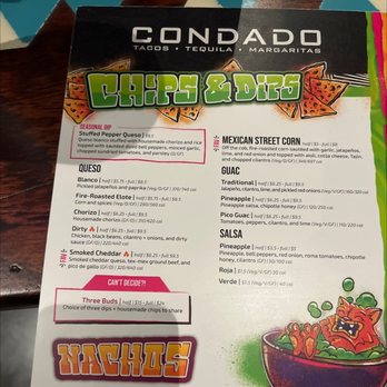 Condado Tacos - Menu - Tacos Near Me - Cranberry Township, Pennsylvania Condado Tacos - Menu - Tacos Near Me - Cranberry Township, Pennsylvania