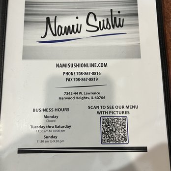 Nami Sushi - Welcome to Nami - Japanese Near Me - Harwood Heights, Illinois