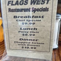 Flag's West - Patty Melt Lunch Special