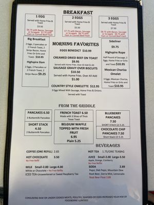 Menu photo 1 Highspire Diner Highspire, PA Menu photo 1 Highspire Diner Highspire, PA