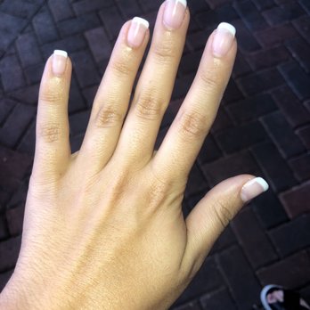 Number One Nails Spa - French gel manicure - Nail Salons Near Me - Davie, Florida