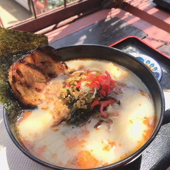Ten Ramen - Tonkatsu Ramen with Spicy garlic on the side for extra 50 cents - Ramen Near Me - Dallas, Texas Ten Ramen - Tonkatsu Ramen with Spicy garlic on the side for extra 50 cents - Ramen Near Me - Dallas, Texas