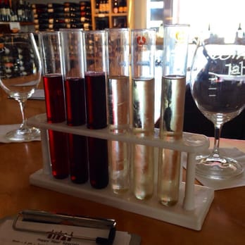 Wine Lab - Red and white flights of wine - Wine Bars Near Me - Costa Mesa, California