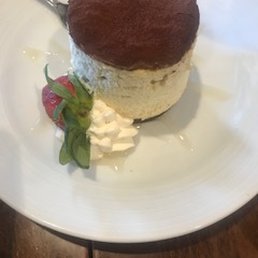 Tiramisu from side
