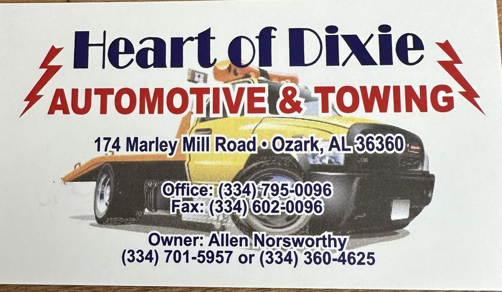 HEART OF DIXIE AUTOMOTIVE & TOWING Updated October 2024 174 Marley