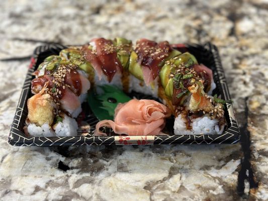 Photo of Fleurichi Express Sushi - Clovis, CA, US. a close up of the sushi