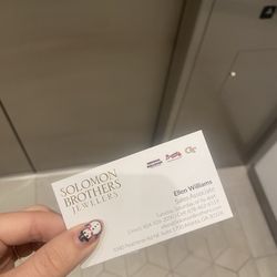 Solomon Brothers Jewelers - Ellen's business card