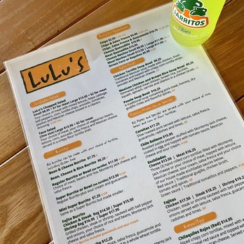 LuLu's On The Alameda - Bottle of Lime JARRITOS & Menu on January 27, 2023 - Mexican Near Me - Menlo Park, California LuLu's On The Alameda - Bottle of Lime JARRITOS & Menu on January 27, 2023 - Mexican Near Me - Menlo Park, California