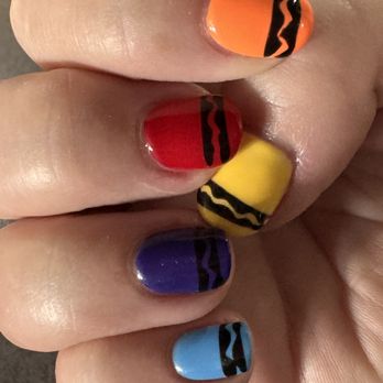 Luxury nails - Back to school - color crayons manicure by Ann. I love them!!! - Nail Salons Near Me - Stillwater, Minnesota Luxury nails - Back to school - color crayons manicure by Ann. I love them!!! - Nail Salons Near Me - Stillwater, Minnesota