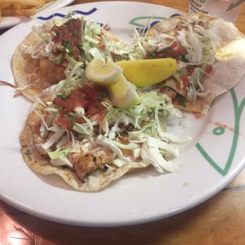 The Lobster Trap - Fish tacos - "fried fish", sea bass, and swordfish - Seafood Near Me - Avalon, California The Lobster Trap - Fish tacos - "fried fish", sea bass, and swordfish - Seafood Near Me - Avalon, California