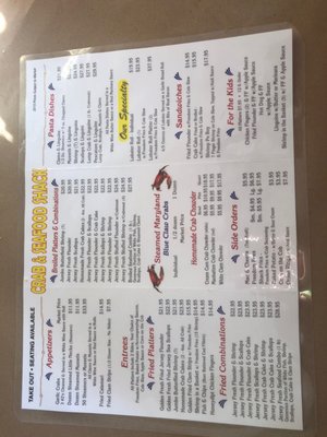 Menu photo 1 Crab and Seafood Shack Wildwood, NJ Menu photo 1 Crab and Seafood Shack Wildwood, NJ