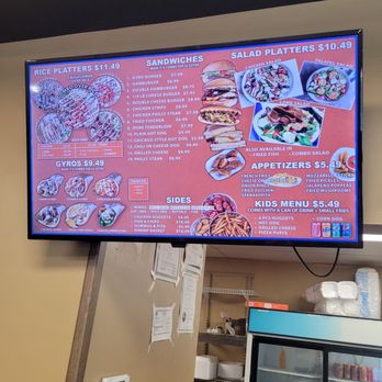 Indy gyros - Part of the menu - Mediterranean Near Me - Brownsburg, Indiana