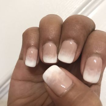 Happy Nails Bar - Looks very tacky. Not even a smooth gradient ombré. - Nail Technicians Near Me - Millington, Tennessee Happy Nails Bar - Looks very tacky. Not even a smooth gradient ombré. - Nail Technicians Near Me - Millington, Tennessee