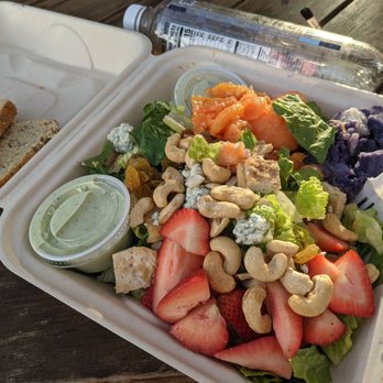 Fork & Salad - Kihei - Maui goddess salad with papaya instead of apple slices cuz they ran out. So good and filling! - Salad Near Me - Kihei, Hawaii Fork & Salad - Kihei - Maui goddess salad with papaya instead of apple slices cuz they ran out. So good and filling! - Salad Near Me - Kihei, Hawaii