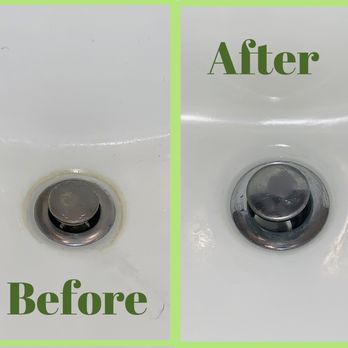 Rogue Eco House Cleaning - We got the calcium build up off this sink in no time! - Home Cleaning Near Me Rogue Eco House Cleaning - We got the calcium build up off this sink in no time! - Home Cleaning Near Me