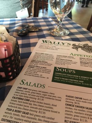Menu photo 6 Wally's American Pub N Grill Phoenix, AZ