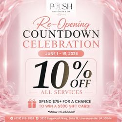 Posh Nails - WE ARE BACK! POSH NAILS SUGARLOAF RE-OPENING CELEBRATION!