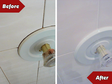 Recaulking - We specialize in Recalking for showers and floors.