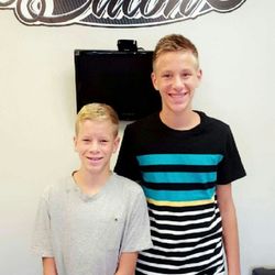 Twins are all ready for high school! #haircut #backtoschool #barberlife #hairsalon #Naperville