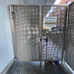Gated entrance