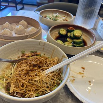 Yum Long - Dan Dan Noodle, cucumber salad, Chili Oil Wonton(8) - Chinese Near Me - Monterey Park, California Yum Long - Dan Dan Noodle, cucumber salad, Chili Oil Wonton(8) - Chinese Near Me - Monterey Park, California