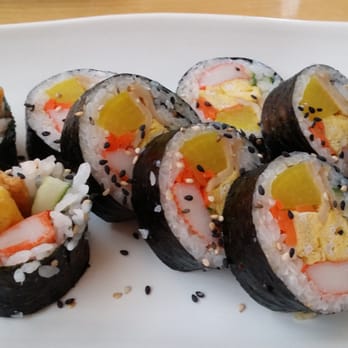 Sushi In Sushi - Kimbap (Korea's version of sushi with delicious pickled vegetables) - Sushi Bars Near Me - Mississauga, Ontario