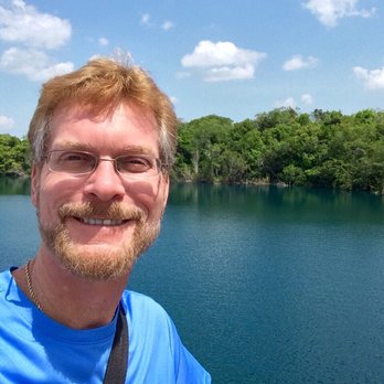 Cenote Azul - A picture from the overlook upstairs - Diving Near Me - Bacalar, ROO