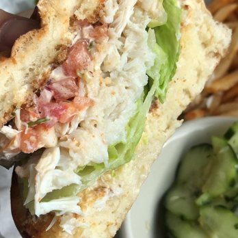 Sam's Chowder House - Inside of the Blue Crab Sandwich - Seafood Near Me - Half Moon Bay, California Sam's Chowder House - Inside of the Blue Crab Sandwich - Seafood Near Me - Half Moon Bay, California