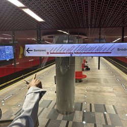 Metro Rondo Daszyńskiego - Train routes
