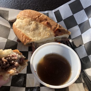 The Tri-Tipery - French Dip with Au Jus - Sandwiches Near Me - Ballico, California The Tri-Tipery - French Dip with Au Jus - Sandwiches Near Me - Ballico, California