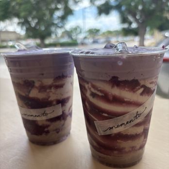 Memento Coffee Works - Ube iced latte - Coffee & Tea Near Me - Long Beach, California