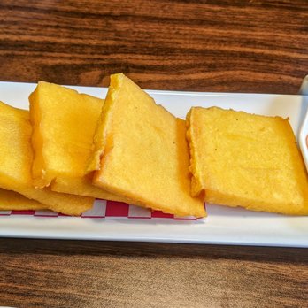 MingalaBar Burmese Kitchen - Fried tofu appetizer with dipping sauce - Burmese Near Me - Urbandale, Iowa MingalaBar Burmese Kitchen - Fried tofu appetizer with dipping sauce - Burmese Near Me - Urbandale, Iowa