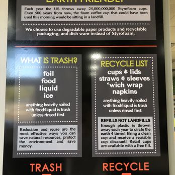 d'Lite Healthy On The Go - Reduce, reuse, and recycle - wish more restaurants would hop on this band wagon - Coffee & Tea Near Me - Phoenix, Arizona d'Lite Healthy On The Go - Reduce, reuse, and recycle - wish more restaurants would hop on this band wagon - Coffee & Tea Near Me - Phoenix, Arizona