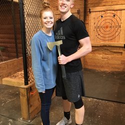 Heber Hatchets - In front of our target