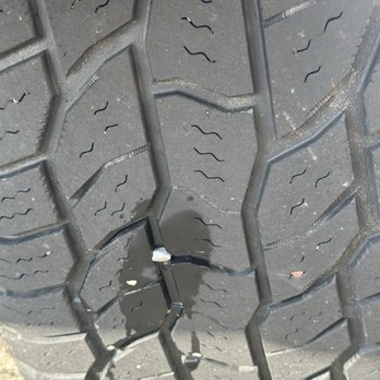 Firestone Complete Auto Care - They told me this needed to be replaced and they could not patch...They are the slimiest weasels in the auto care industry - Tires Near Me - Houston, Texas