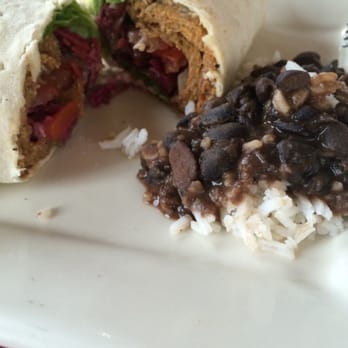 Quickie Too - The Evil One lunch size with a side of rice and beans. - Wraps Near Me - Tacoma, Washington Quickie Too - The Evil One lunch size with a side of rice and beans. - Wraps Near Me - Tacoma, Washington