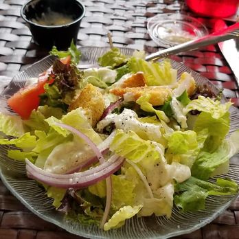 Hurricane Hole Restaurant - side salad - Seafood Near Me - Grand Isle, Louisiana