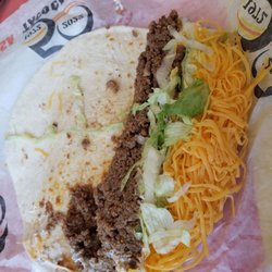 Soft taco w sour cream