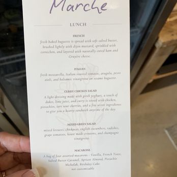 French Bleue - Saturday lunch menu - Interior Design Near Me - Apex, North Carolina