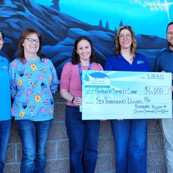 Cascade Community Credit Union - CCCU is happy to partner with our friends at Roseburg Lithia to donate $6,000 to the Partners Sports Camp - Banks & Credit Unions Near Me - Roseburg, Oregon Cascade Community Credit Union - CCCU is happy to partner with our friends at Roseburg Lithia to donate $6,000 to the Partners Sports Camp - Banks & Credit Unions Near Me - Roseburg, Oregon