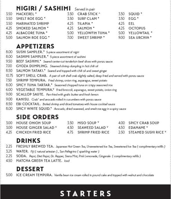 Menu photo 4 South Main Sushi & Grill Memphis, TN Menu photo 4 South Main Sushi & Grill Memphis, TN