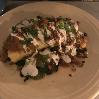Cafe Gratitude - Summer Polenta. - Vegan Near Me - Venice, California Cafe Gratitude - Summer Polenta. - Vegan Near Me - Venice, California