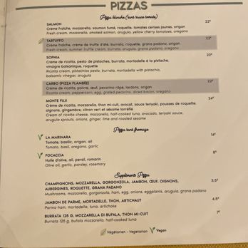 Villa Sophia - Pizza menu page 2 - Italian Near Me - Paris, 75 Villa Sophia - Pizza menu page 2 - Italian Near Me - Paris, 75