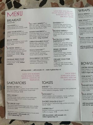 Menu photo 3 Parakeet Cafe - Beverly Hills Beverly Hills, CA