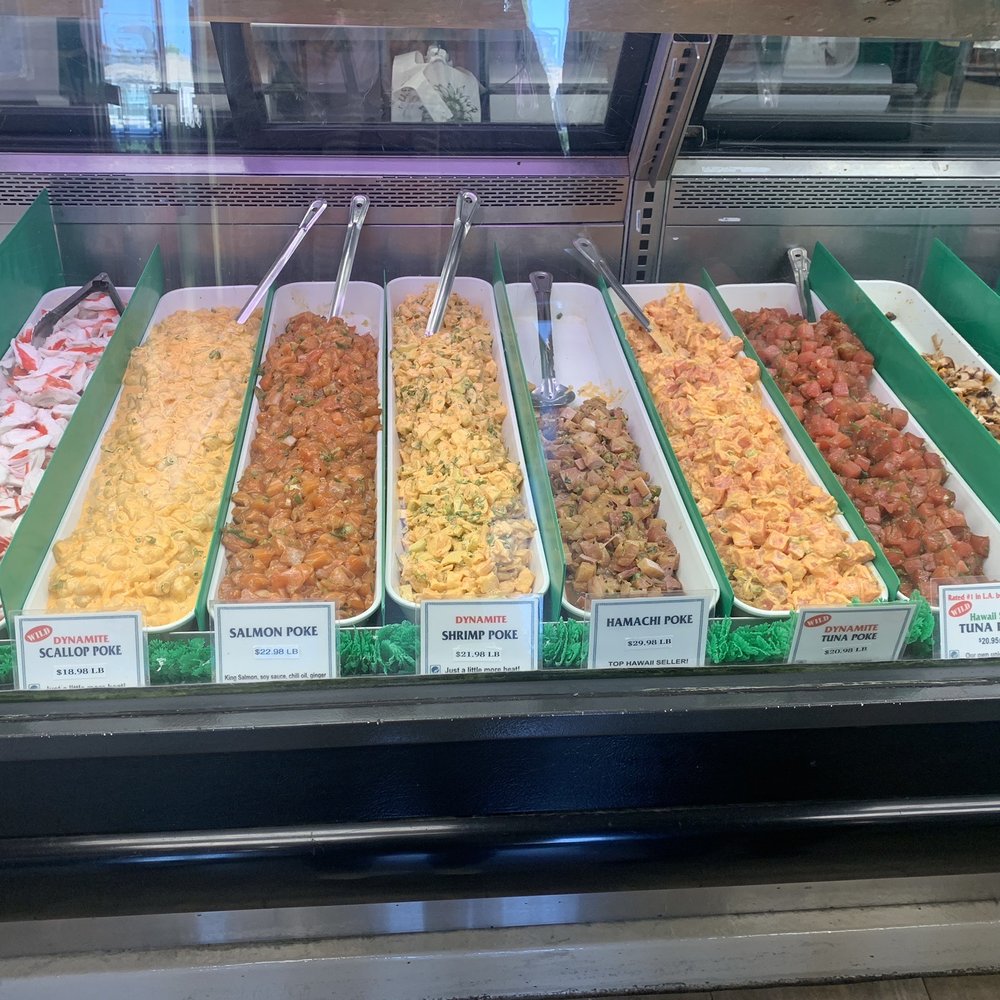 Fish King - Types of raw fish for poke  so many choices. The dynamite ones are my fave - Seafood Markets Near Me - Glendale, California